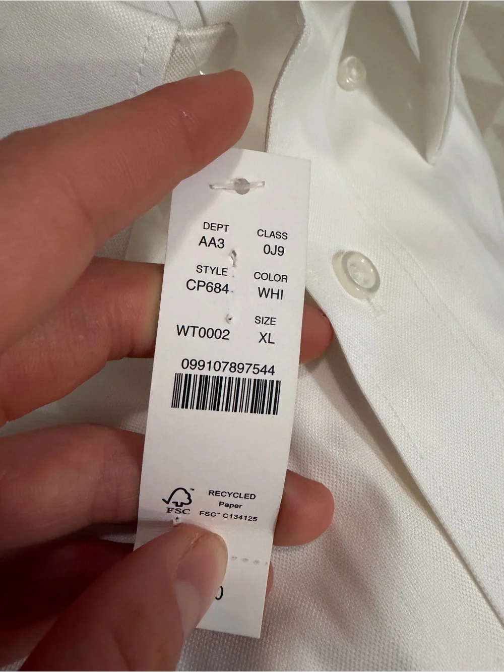 J crew Slim Bowery performance stretch oxford shirt with button-down collar